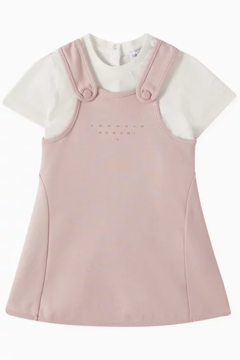 Two-piece Dress & T-shirt Set
