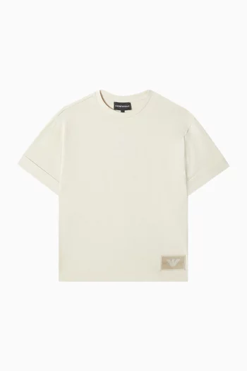 Eagle Logo T-shirt in Cotton Jersey