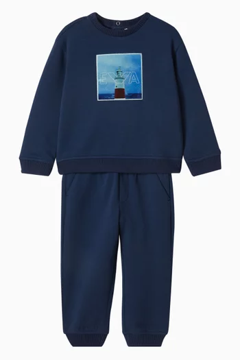 Logo Sweatpants in Cotton