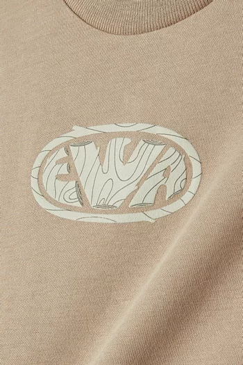 Logo-print T-shirt in Cotton