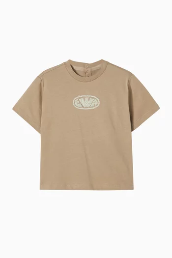 Logo-print T-shirt in Cotton