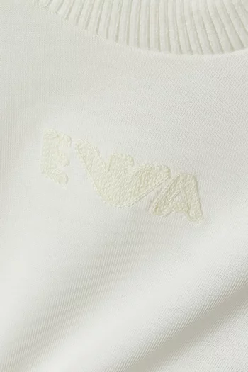 EA Logo T-shirt in Knit