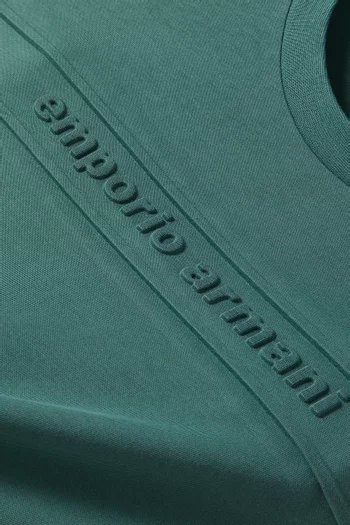 تي شيرت بشعار الماركة قطن