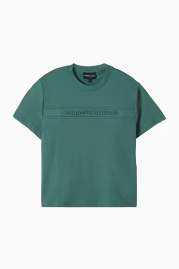 تي شيرت بشعار الماركة قطن