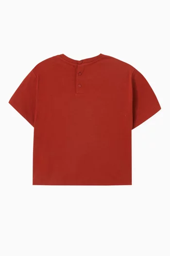 Logo Patch T-shirt in Cotton