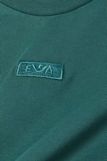 Embroidered Logo T-shirt in Cotton