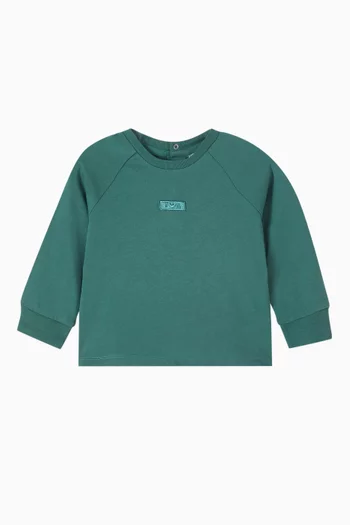 Embroidered Logo T-shirt in Cotton