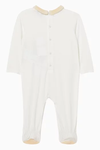 Collared Sleepsuit in Velour