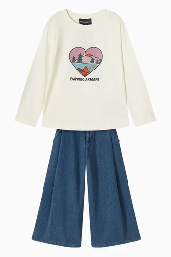 Adventure Graphic T-shirt in Cotton