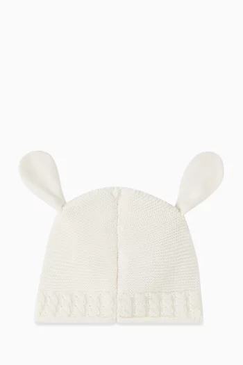 Bunny Ears Knitted Beanie