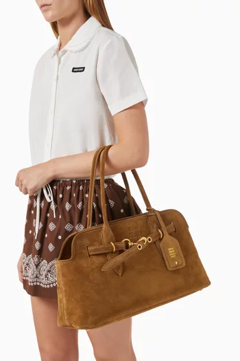Aventure Shoulder Bag in Suede