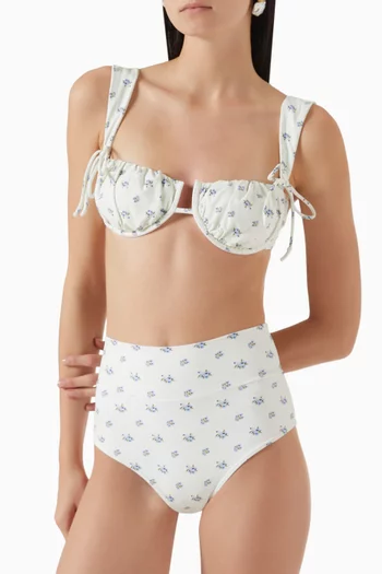 قطعة بيكيني سفلية ايه سي بخصر مرتفع