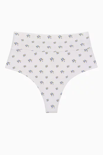 قطعة بيكيني سفلية ايه سي بخصر مرتفع