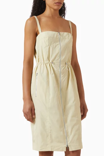 Zip Dress in Taffeta