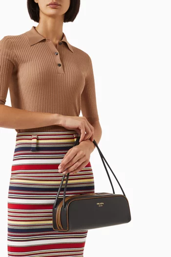 Small Swing Shoulder Bag in Calf Leather