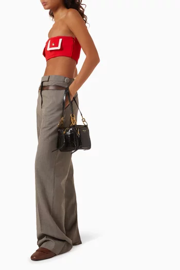Small Dangle Bag in Leather