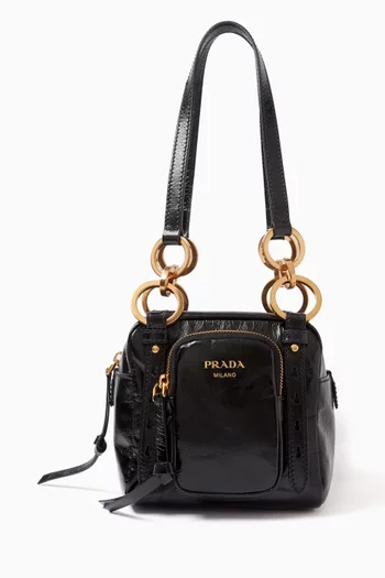 Small Dangle Bag in Leather