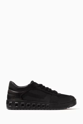 002 Sneakers in Mesh & Leather