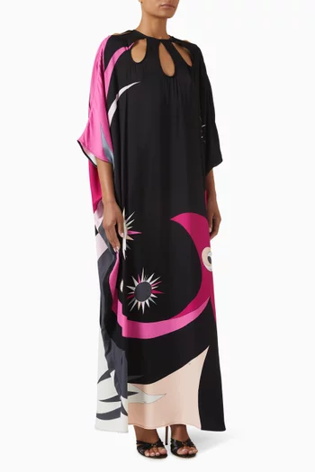 Stella-print Loose-fit Kaftan