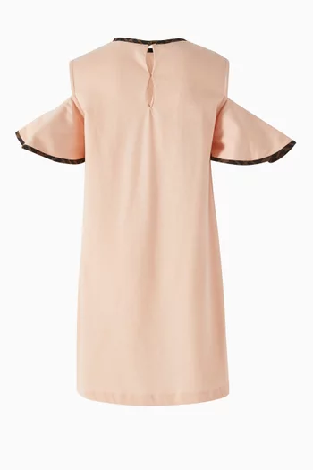 Logo Dress in Cotton
