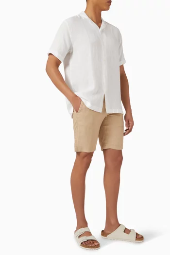 Edmund Bermuda Shorts in Linen