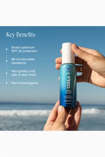 Classic Face Mist SPF50, 100ml