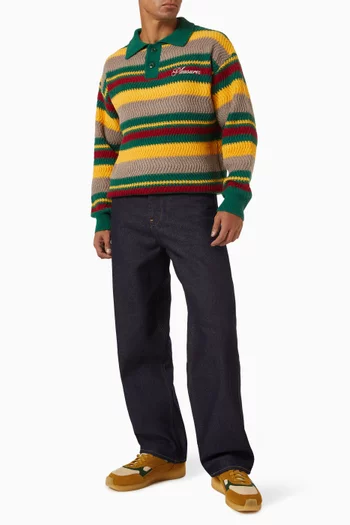 Cooper Polo Sweater in Knit