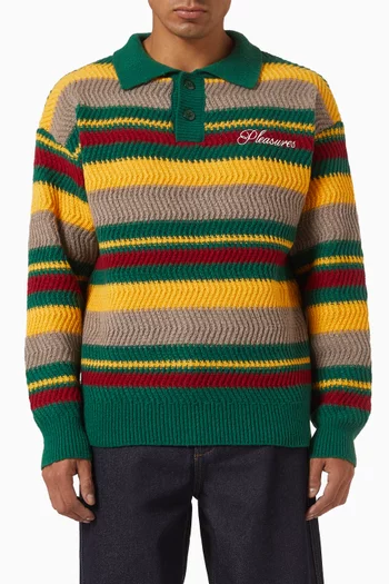 Cooper Polo Sweater in Knit