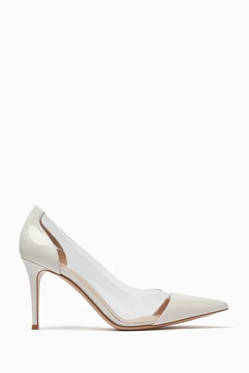 Plexi 85 Pumps in Leather & PVC