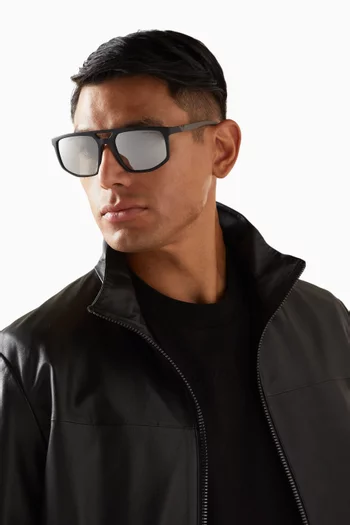 Aviator Sunglasses in Bio-based Nylon Fibre