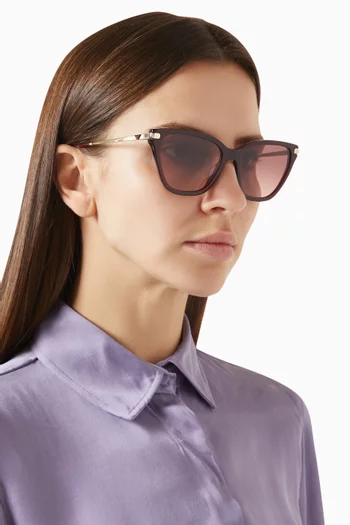 Cat-eye Sunglasses in Bio-acetate