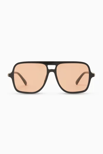 Aviator Sunglasses in Bio-acetate