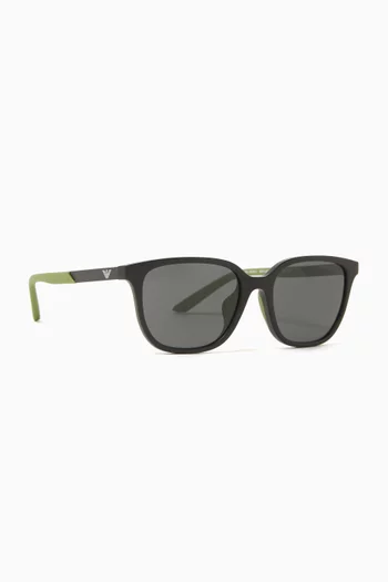 D-frame Sunglasses in Acetate