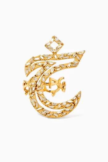Masar 'Khaa' Diamond Ring in 18kt Gold