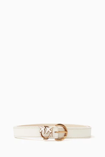 Love Birds Belt in Leather