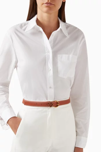 Love Birds Belt in Leather