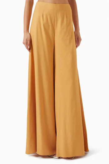 Nata Wide-leg Pants in Viscose-blend