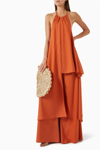 Nata Asymmetric Top in Viscose-blend