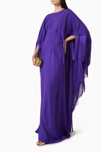 فستان 1975 بشرّابات كريب كادي