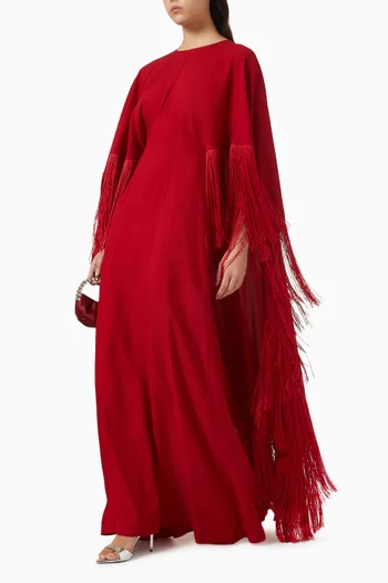 فستان 1975 بشرّابات كريب كادي