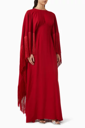 فستان 1975 بشرّابات كريب كادي