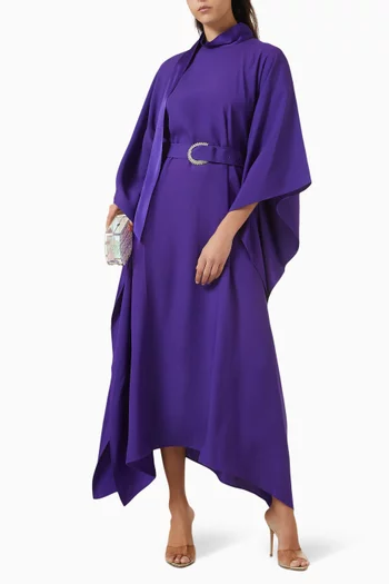 La Luna Crystal Kaftan in Crepe-cady