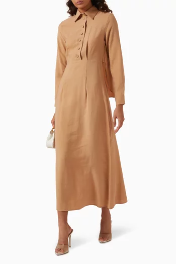 Shirt Dress in Modal-blend