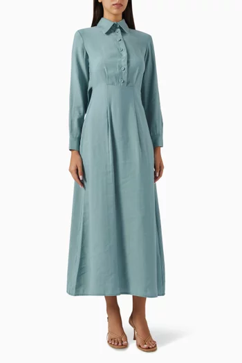 Shirt Dress in Modal-blend