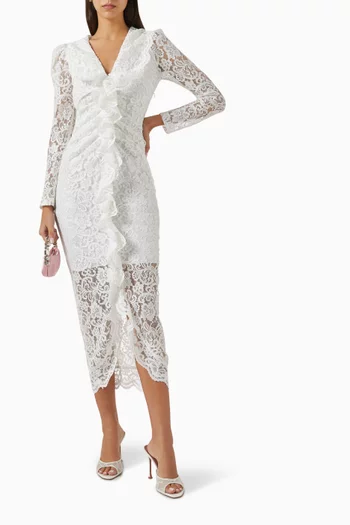 Ruffle Dress in Lace