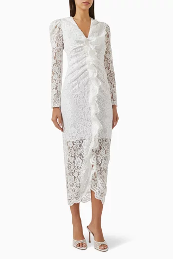 Ruffle Dress in Lace
