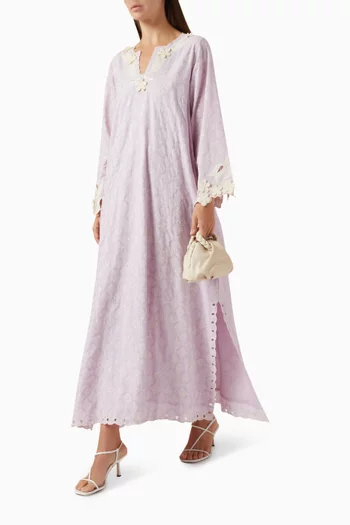 Broderie Anglaise Kaftan in Cotton