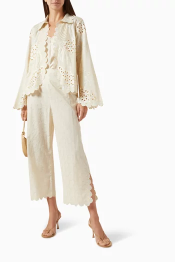 Top & Pants Co-ord Set in Cotton