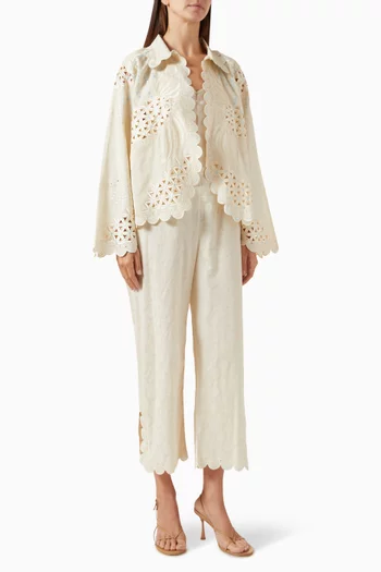 Top & Pants Co-ord Set in Cotton