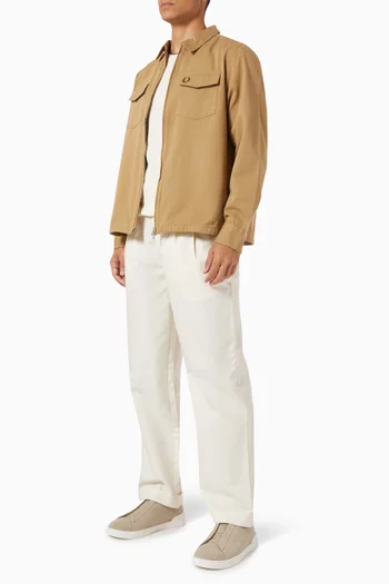 Tennis Trousers in Cotton Blend